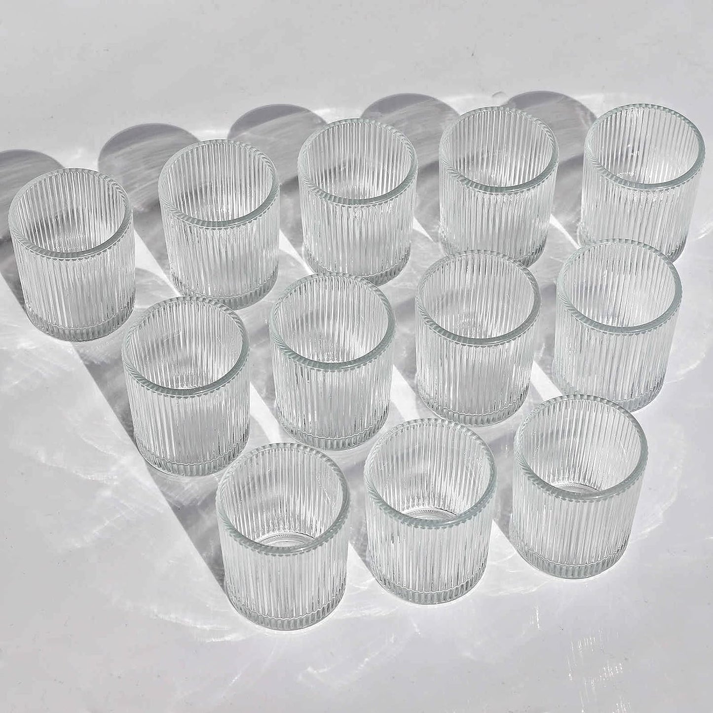 Vohocandle Votive Candle Holders Set of 36 for Table Centerpiece and Home Decor(2.1 x 2.6 Inch, 36 Sets) - vohocandle