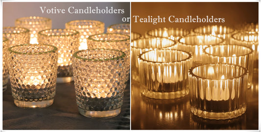 votive candleholders and tealight candleholders